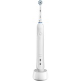 Braun PRO 1200 Voksen Vibrerende tandbørste Hvid, El-tandbørste Hvid, Voksen, Vibrerende tandbørste, Hvid, 2 min, 30 sec, Batteri, Indbygget batteri