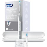 Braun Pulsonic Slim Luxe 4500 Voksen Sonisk tandbørste Platin, El-tandbørste Platinum, Voksen, Sonisk tandbørste, Daglig pleje, Sensitiv, Blegning, 62000 Omdrejninger pr. minut, Platin, 2 min