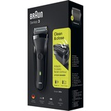 Braun Series 3 300s Folie shaver Trimmer Sort Sort, Folie shaver, 2 SensoFoil, Sort, LED, Batteri, Nikkel-Metalhydrid (NiMH)