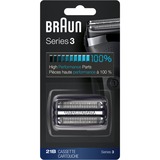 Braun Series 3 81686050 tilbehør til barbermaskine Barberingshoved, Barberhovedet Sort, Barberingshoved, 1 hoved(er), Sølv, 18 måned(er), Tyskland, Braun