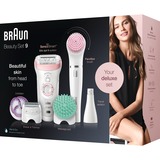 Braun Silk-épil 9 81683682 hårfjerner 40 pincetter Hvid, Lyserød, Epilator Hvid/Rosé guld, Hvid, Lyserød, 40 pincetter, Eksfoliering, LED, Tyskland, 1 SensoFoil