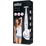 Braun Silk-épil FG 1100 Sølv, Hvid, Lady Shaver Hvid/Sølv, Sølv, Hvid, AAA, Alkaline, 1.5 V, 120 min., 45 mm