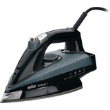 Braun TexStyle 7 TS745A Dampstrygejern Eloxal strygesål 2400 W Sort, Grå Sort/grå, Dampstrygejern, Eloxal strygesål, 2,5 m, 150 g/min, Sort, Grå, 50 g/min