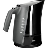 Braun WK 300 elkedel 1,6 L 2200 W Sort Sort, 1,6 L, 2200 W, Sort, Vandmåler, Overophedningsbeskyttelse, Filtrering