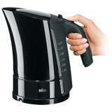 Braun WK 500 elkedel 1,6 L 3000 W Sort Sort, 1,6 L, 3000 W, Sort, Vandmåler, Filtrering, Detail