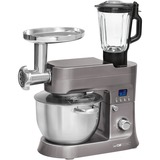 Clatronic KM 3674 foodprocessor 1200 W 6,2 L Titanium Titanium, 6,2 L, Titanium, Mikse, LCD, 1200 W, 220 - 240 V