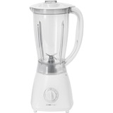 Clatronic UM 3470 1,5 L Bordplade blender 500 W Hvid, Stander rørmaskine Hvid/gennemsigtig, Bordplade blender, 1,5 L, Impulsfunktion, Knusning af is, 500 W, Hvid