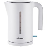 Cloer 4111 elkedel 1,7 L 1800 W Hvid Hvid, 1,7 L, 1800 W, Hvid, Plast, Vandmåler, Ledningsfri