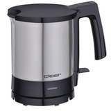 Cloer 4700 elkedel 1,5 L 1800 W Sort, Rustfrit stål rustfrit stål/Sort, 1,5 L, 1800 W, Sort, Rustfrit stål, Ledningsfri, Detail