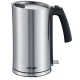 Cloer 4909 elkedel 1,2 L 2000 W Rustfrit stål rustfrit stål/Sort, 1,2 L, 2000 W, Rustfrit stål, Rustfrit stål, Vandmåler, Ledningsfri