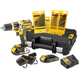 DEWALT Batteri slagboremaskine DCK795S2T, 18 volt, Slagborer skruemaskine Gul/Sort