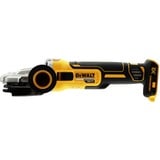DEWALT Batteridrevet vinkelsliber med flad hoved DCG405FNT, 18 Volt Sort/Gul
