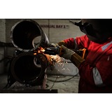 DEWALT Batteridrevet vinkelsliber med flad hoved DCG405FNT, 18 Volt Sort/Gul