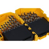 DEWALT CASSETTA Boresæt 29 stk, Drill bit sæt Guld, Boremaskine, Boresæt, Legeret stål, Høj-hastighed stål (HSS), 29 stk, 1, 1.5, 2, 2.5, 3, 3.2, 3.3, 3.5, 4, 4.2, 4.5, 4.8, 5, 5.5, 6, 6.5, 7, 7.5, 8, 8.5, 9, 9.5, 10,...
