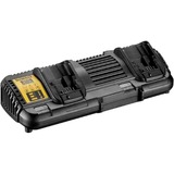 DEWALT DCB132X2-QW, Oplader Sort/Gul