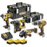 DEWALT DCK422P3-QW, Værktøjssæt Gul/Sort