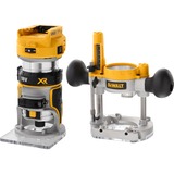 DEWALT DCW604NT-XJ router og overfræser Sort, Gul 25500 rpm Gul/Sort, Fixed base, Børstefri, Sort, Gul, 25500 rpm, 6,6.35 (1/4"),8 (5/16"), 16000 rpm