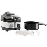 DeLonghi 1396/1 1400 W Sort, Grå, Transparent, Airfryer Sølv, 1400 W, 8 person(er), Sort, Grå, Transparent, Plast, Keramisk, LED