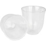 DeLonghi 5513214601 kaffeglas Transparent 2 stk 270 ml gennemsigtig, Transparent, Glas, 2 stk, Rydde, 270 ml, 95 mm