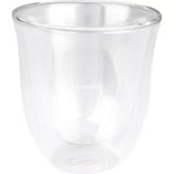 DeLonghi 5513214601 kaffeglas Transparent 2 stk 270 ml gennemsigtig, Transparent, Glas, 2 stk, Rydde, 270 ml, 95 mm
