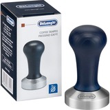 DeLonghi DLSC058 del & tilbehør til kaffemaskine Coffee tamper, Tryk på mørkeblå/rustfrit stål, Coffee tamper, Sort, Sølv, 1 stk