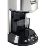 DeLonghi Dedica Sølv, Kaffekværn Sølv/Sort, Burr kværn, 350 g, Konisk møtrik, Rustfrit stål, LCD, Sølv