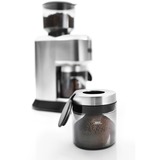 DeLonghi Dedica Sølv, Kaffekværn Sølv/Sort, Burr kværn, 350 g, Konisk møtrik, Rustfrit stål, LCD, Sølv