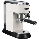 DeLonghi Dedica Style EC 685.W Semi-auto Espressomaskine 1,1 L Hvid/højglans sølv, Espressomaskine, 1,1 L, Kaffekapsel, Malet kaffe, 1300 W, Sort, Sølv, Hvid