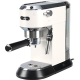 DeLonghi Dedica Style EC 685.W Semi-auto Espressomaskine 1,1 L Hvid/højglans sølv, Espressomaskine, 1,1 L, Kaffekapsel, Malet kaffe, 1300 W, Sort, Sølv, Hvid