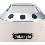 DeLonghi Dedica Style EC 685.W Semi-auto Espressomaskine 1,1 L Hvid/højglans sølv, Espressomaskine, 1,1 L, Kaffekapsel, Malet kaffe, 1300 W, Sort, Sølv, Hvid