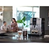 DeLonghi Dinamica Ecam 350.35.SB Fuld-auto Espressomaskine 1,8 L, Kaffe/Espresso Automat Sølv/Sort, Espressomaskine, 1,8 L, Kaffebønner, Malet kaffe, Indbygget kværn, 1450 W, Sort, Sølv