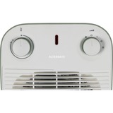 DeLonghi HFS50B20.GR Indendørs Grøn, Hvid 2000 W Blæser med elektrisk områdevarmer, Varmeblæser Grøn, Blæser med elektrisk områdevarmer, IP21, Indendørs, Skrivebord, Gulv, Bord, Grøn, Hvid, Dreje