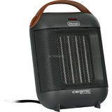 DeLonghi HFX30C18.AG Indendørs Sort, Grå 1800 W Blæser med elektrisk områdevarmer, Varmeblæser antracit, Blæser med elektrisk områdevarmer, Keramisk, Indendørs, Gulv, Sort, Grå, Dreje