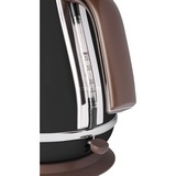 DeLonghi KBOV 2001.BK elkedel 1,7 L 2000 W Sort, Brun Sort, 1,7 L, 2000 W, Sort, Brun, Rustfrit stål, Vandmåler, Overophedningsbeskyttelse