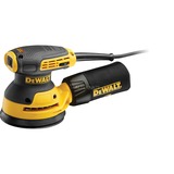 DeWALT DWE6423-QS transportabel slibemaskine Rystepudser 12000 OPM Sort, Gul 280 W, Tilfældige rystepudser Gul/Sort, Rystepudser, Sort, Gul, 8000 OPM, 12000 OPM, 2,6 mm, Strøm