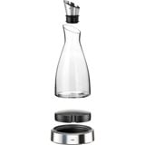 Emsa 505219 karaffel, kande & flaske 1 L Rustfrit stål, Transparent gennemsigtig/rustfrit stål, Karaffel, 1 L, Rustfrit stål, Transparent, Glas, 4 t, Flow