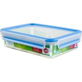 Emsa 508542 enhed til madopbevaring Rektangulær Kasse Transparent 8 stk, Boks gennemsigtig/Blå, Kasse, Rektangulær, Transparent, Tyskland, 167 mm, 228 mm