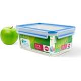 Emsa 508544 enhed til madopbevaring Rektangulær Kasse 2,3 L Transparent 6 stk, Boks gennemsigtig/Blå, Kasse, Rektangulær, 2,3 L, Transparent, Polypropylen (PP), Termoplastisk elastomer (TPE), Tyskland