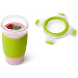 Emsa CLIP & GO Frokostbeholder 0,45 L Plast Grøn, Transparent 1 stk, Cup Grøn/gennemsigtig, Frokostbeholder, Voksen, Grøn, Transparent, Plast, Monokromatisk, Tyskland