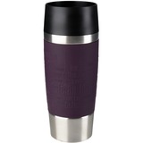 Emsa TRAVEL MUG kop Bordeaux Universel 1 stk, Thermo mug Violet, Enkelt, 0,36 L, Bordeaux, Rustfrit stål, Universel, 1 stk