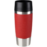 Emsa TRAVEL MUG kop Rød, Cup Rød, Enkelt, 0,36 L, Rød, Rustfrit stål