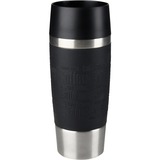 Emsa TRAVEL MUG kop Sort, Cup Sort, Enkelt, 0,36 L, Sort, Rustfrit stål