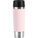 Emsa Waves Grande 500 ml Sort, Lyserød, Rustfrit stål Rustfrit stål, Cup Rosa, Sort, Lyserød, Rustfrit stål, Silikone, Rustfrit stål, Rustfrit stål, Polypropylen (PP), 4 t, 8 t