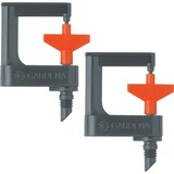 GARDENA 1369-20 vandsprinkler Roterende vandsprinkler Sort, Orange Sort/Orange, Roterende vandsprinkler, Sort, Orange