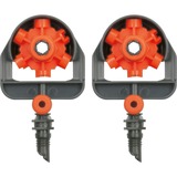 GARDENA 1396-20 kunstvandingssystemdel & tilbehør Sprøjtedyse Orange/grå, Sprøjtedyse, Drypvandingssystem, Rød, Sort, 360°, 1 stk