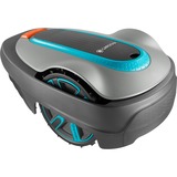 GARDENA 15001-20 plæneklipper Robot plæneklipper Sort, Blå, Grå Batteridrevet grå/Turkis, Robot plæneklipper, 250 m², 16 cm, 2 cm, 5 cm, Roterende knive