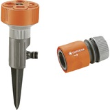 GARDENA 2068-20 vandsprinkler Roterende vandsprinkler Sort, Grå, Orange grå/Orange, Roterende vandsprinkler, 100 m², Sort, Grå, Orange
