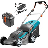 GARDENA 5041-20 Ikke kategoriseret, Plæneklipper Sort/Turkis, Skubbe plæneklipper, 450 m², 41 cm, 2,5 cm, 7,5 cm, 50 L