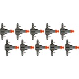 GARDENA 8343-20 kunstvandingsdrypper 2 l/t Grå Linjemontering, Drippers grå/Orange, Linjemontering, 2 l/t, Grå