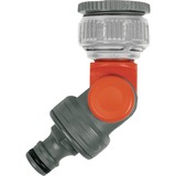 GARDENA 998-50 gevind til vandhane Vandhaneforbindelse Grå, Orange, Sølv, Ventil stykker grå/Orange, Vandhaneforbindelse, Grå, Orange, Sølv, 3.3 mm (G 1")/26.5 mm (G 3/4")